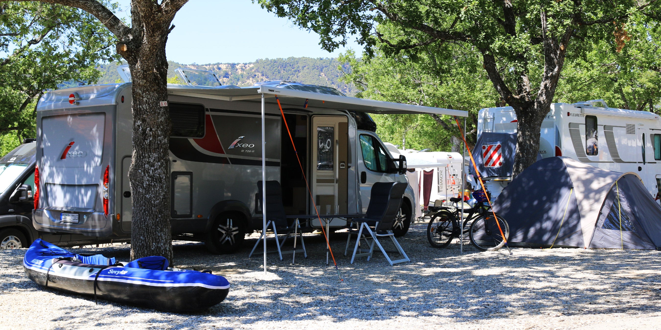 Camper awning