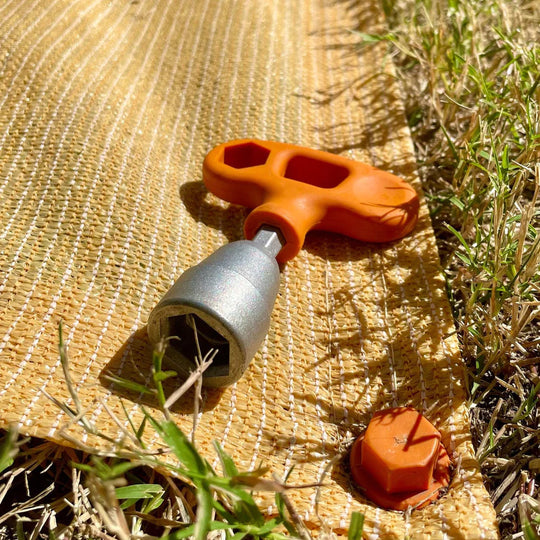 Alloy Combi Tool • 2 parts (HP68) • Aluminium Drill Driver for all screw-in Peggy Pegs