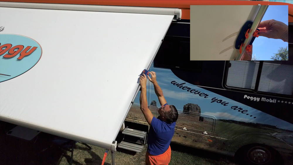 Fix&Go AntiFlap • Pack of 2 (PP19) • Eliminate the annoying flapping sound! ONLY Box style awning!!