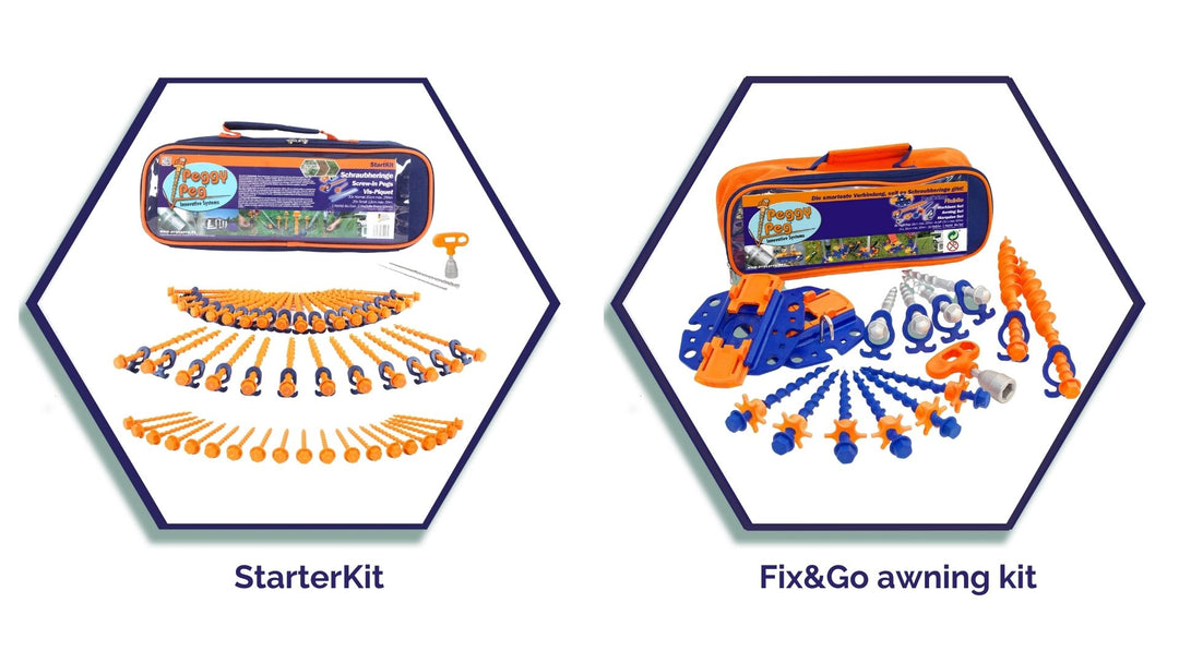What is the difference between our Fix&Go Anchor Set and our StarterKit?