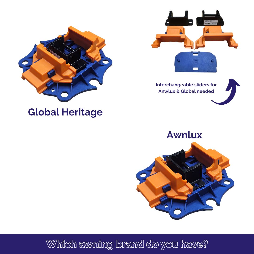 Fix&Go Anchor Plate XL • Double pack (PP27) • Aussie Traveller, Dometic (Roll-out awnings), Carefree, Solera!