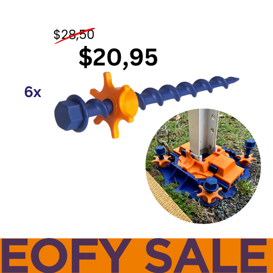 Screw-in pegs Peg&Stop (PS) • Pack of 6 (PP01) • for all anchor plates