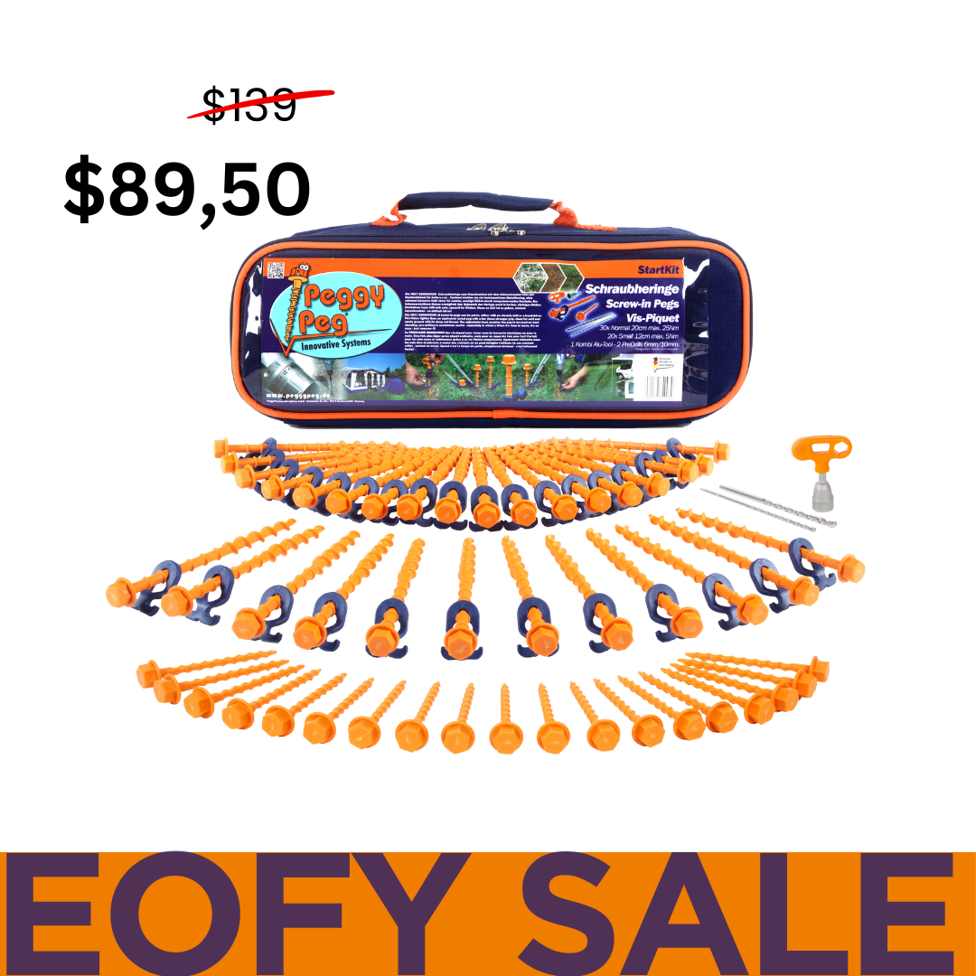Peggy Peg StarterKit • Set incl. bag (PP03) • Complete Peg Pack 50 pegs ++