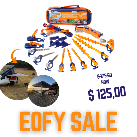 270° Awning and Tie down kit • For awnings of 4x4 cars