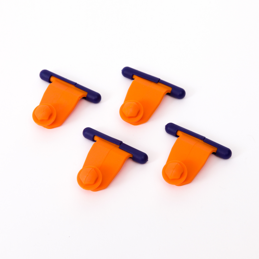 Croc-Adapter • Pack of 4 (PP17) • 5 mm & 8 mm awning sail track clip for Crocodiles & TieStraps