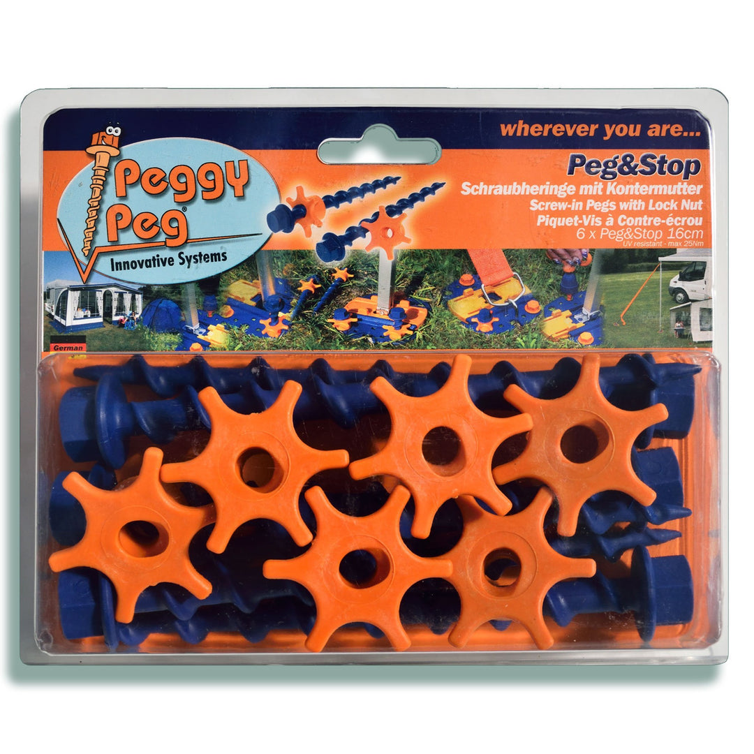Screw-in pegs Peg&Stop (PS) • Pack of 6 (PP01) • for all anchor plates