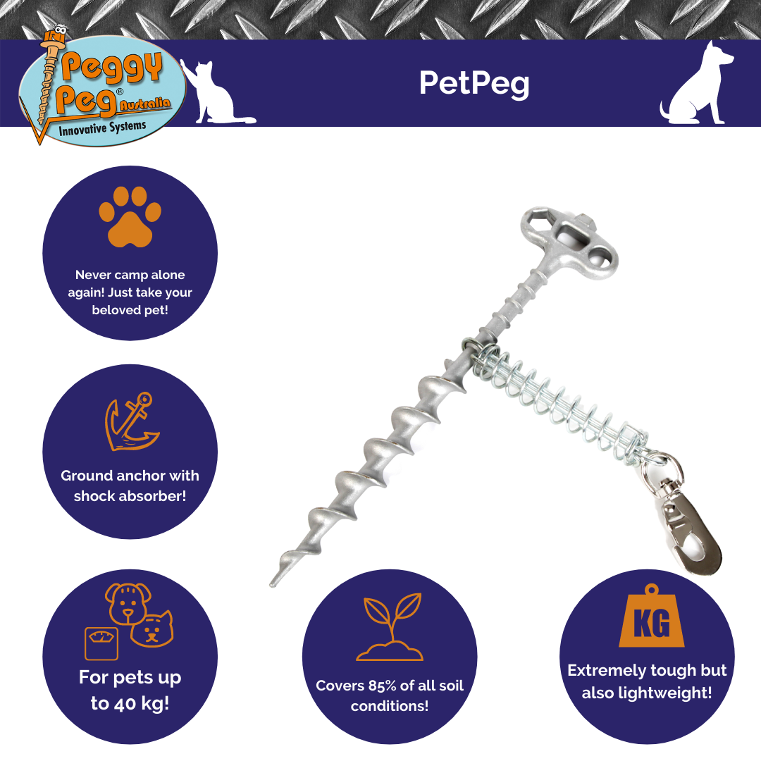 Dog leash anchor shop screw