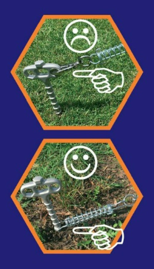 PetPeg (HP62) • 2 parts • Ground anchor with shock absorber for your beloved Pet!